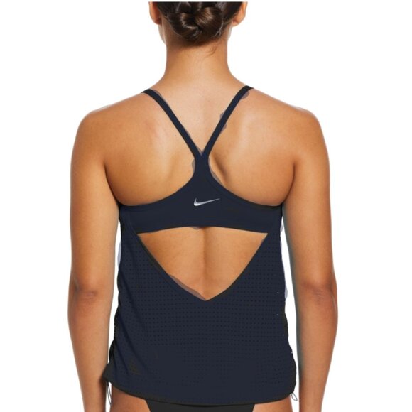 Brand New Nike Swim Essential Layered Tankini Top - Picture 1 of 8